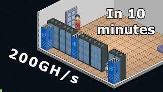 How to build a huge Bitcoin mining facility in 10 minutes - Crypto Miner Tycoon Simulator