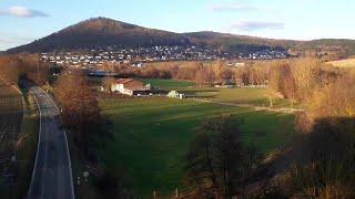 Zugfahrt über das Warmetalviadukt und durch den Zierenberger Tunnel