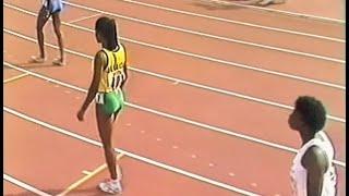 Merlene  Ottey  200m  ( semi  final  of  the  World  Championship  Rome  87 )