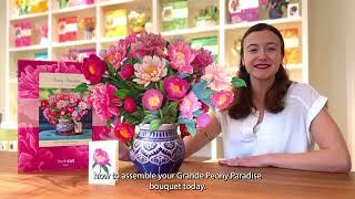 Grande Peony Paradise Pop-Up Bouquet Unboxing