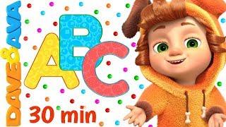  ABC Song + More Nursery Rhymes & Kids Songs | Dave and Ava 