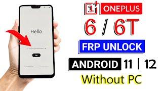 OnePlus 6/6T Remove Google Account Lock 2022 | ANDROID 11 (without pc)