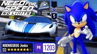 [Need For Speed: No Limits] Jetstream with Sonic's Koenigsegg Jesko