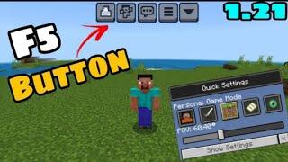 F5 Button For MCPE 1.21