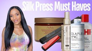 Silk Press Must Haves | Straight Hair Natural/Heat Trained Natural | Long Healthy Hair