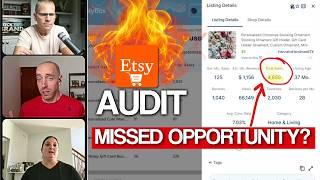 Etsy Seller Thinking too Small and Missed This Super Profitable Niche - Etsy Shop Audit