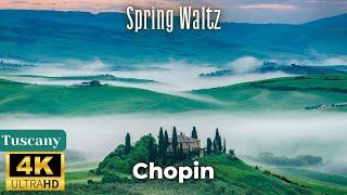 Spring Waltz (Mariage d'Amour) Chopin - Tuscany 4K