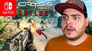 SERÁ QUE O SWITCH AGUENTA?! JOGANDO TRILOGIA CRYSIS REMASTERED NO NINTENDO SWITCH!