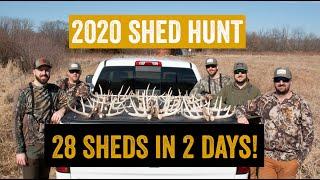 28 FRESH SHEDS in 2 Days! | ADVANTAGE WHITETAIL | Illinois Shed Rally 2020