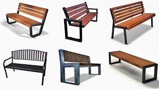 50+ Modern Outdoor Bench |Steel & Wood Design ideas 2021