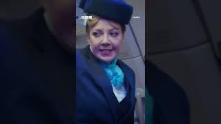 It's hard work being a flight attendant   - BBC