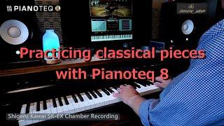 Practicing classical pieces with Pianoteq 8