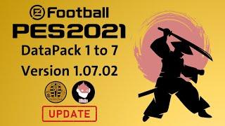 Datapack Pes 2021 (1 to 7)