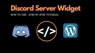 Discord server widget - How to Embed into Website (Step by Step)