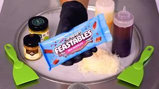 How to make Dubai Chocolate - Ice Cream Rolls out of Feastables | ASMR Recipe