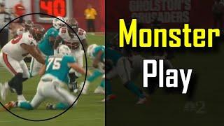 Vita Vea DESTROIES an offensive lineman | Tampa Bay Buccaneers Vs Miami Dolphins