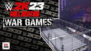 WWE 2K23: WAR GAMES Full Match Gameplay