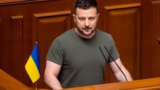 Zelensky. The Verkhovna Rada. Day of Ukrainian Statehood (2022) News of Ukraine