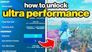 The BEST Performance Mode Settings (Fortnite Chapter 6)