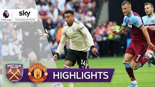 Hammers überholen Red Devils | West Ham United - Manchester United 2:0 | Highlights - Premier League