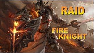 RAID: shadow legends "Лавовый Рыцарь 15LVL" (Fire knight) [Гайд по прохождению]