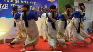 Wonderful Kaikottikali dance by Students of Sree Gokulam College of Allied Medical Science