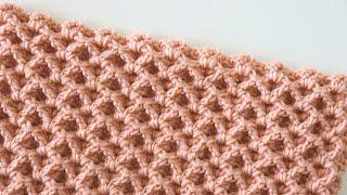 Crochet Easy 3D Diamond Shell Stitch / New Video