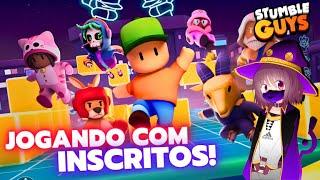 Stumble Guys Ao Vivo Com Inscritos! Super Live De Stumble Guys 