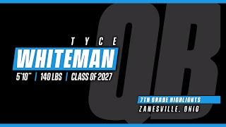 PLAYER REEL | Tyce Whiteman - 5'10" QB (Zanesville, OH) Class of 2027