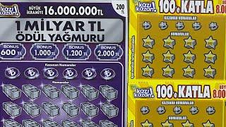 1.000TL'lik Yeni Kazan Kartlarını Denedik. Kar Mı? Zarar Mı? Kanalıma Abone Olmayı Unutmayın.