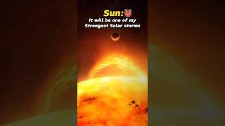 Strongest Solar storm in 2025!!! #shorts #space #sun #edits #universe