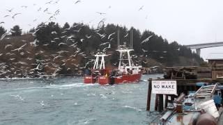 F/V LESLIE LEE enters Near Island Channel ahead of