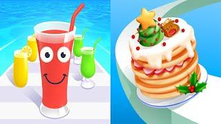 Juice Run VS Pancake Run Android iOS Gameplay #1