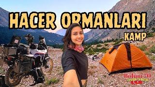 Hacer Ormanlarında Tek Başına Kamp / KAYSERİ / Motosikletle Türkiye Turu Bölüm 70