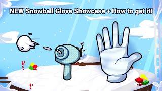 NEW Snowball Glove SHOWCASE + How to get it! - Roblox Slap Battles