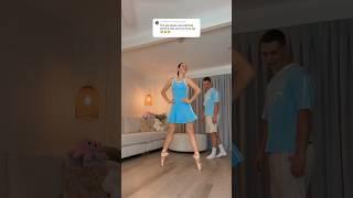 LIFE AS A BALLET DANCER!  - #dance #trend #viral #couple #funny #ballet #challenge #game #shorts