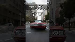 A brief history of the Ford Mustang's automotive evolution (1964-2025)#FordMustang #Mustang #Ford