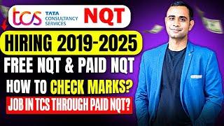 TCS NQT Hiring 2019-2025 | How to Check Score Card | Jobs in TCS through Paid NQT