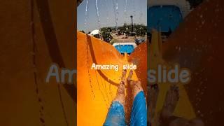 Bella ciao parkour vs amazing slide in water park #parkour #waterpark #longslidegame @CoComelon