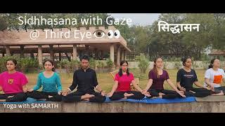 Sidhhasana Third Eye meditation Tutorial at Exhale Yoga School