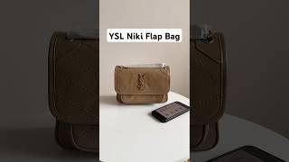 YSL Niki Flap Bag in Calf Leather #ysl #yslbag #niki #bag #luxurybag #luxury #crossbodybag