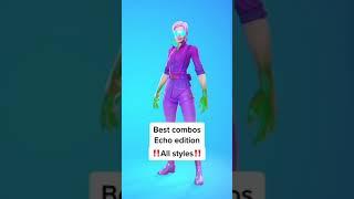 best combos for Echo edition #fortnitecombos #combo  #fortnite #viral #famous #foryoupage #viral