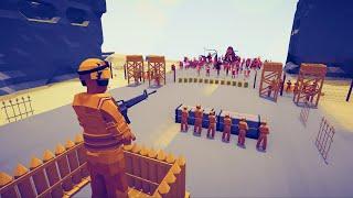 50x MILITARY SOLDIER vs ALL FACTIONS - Totally Accurate Battle Simulator TABS