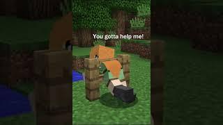 Steve, I'm Stuck  #Minecraft