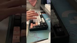 PMO WAVE75 Aluminum Pile Mechanical Keyboard typing sound#keyboard #desksetup #wave75
