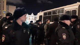 ПРОВОКАЦИИ️ Огромная пикетная очередь у ФСБ РФ в Москве / LIVE 14.02.20