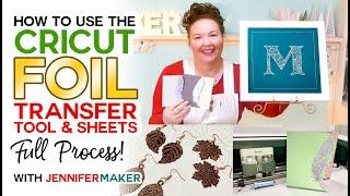 Amazing Cricut Foil Transfer Tool Projects — Full Process + Free Foil Designs!