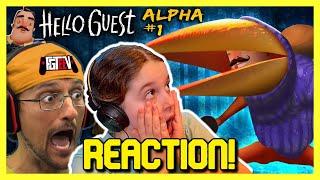 FGTeeV HELLO NEIGHBOR Alpha 1 Roblox New CROW GAME | Reaction!