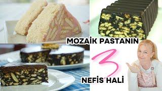 Fırın Yok! 3 Farklı Mozaik Pasta! Bu Yaz Buzdolabınızdan Eksik Olmayacak 