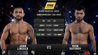 John Lineker vs. Muin Gafurov: ONE Dawn of Valor (FULL MATCH)